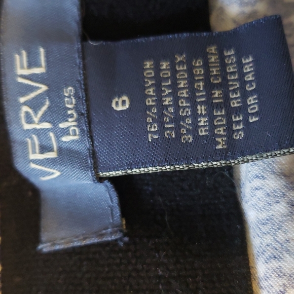 Verve blues stretchy pants size 6 - Picture 6 of 6